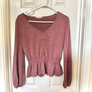 long sleeve blouse!